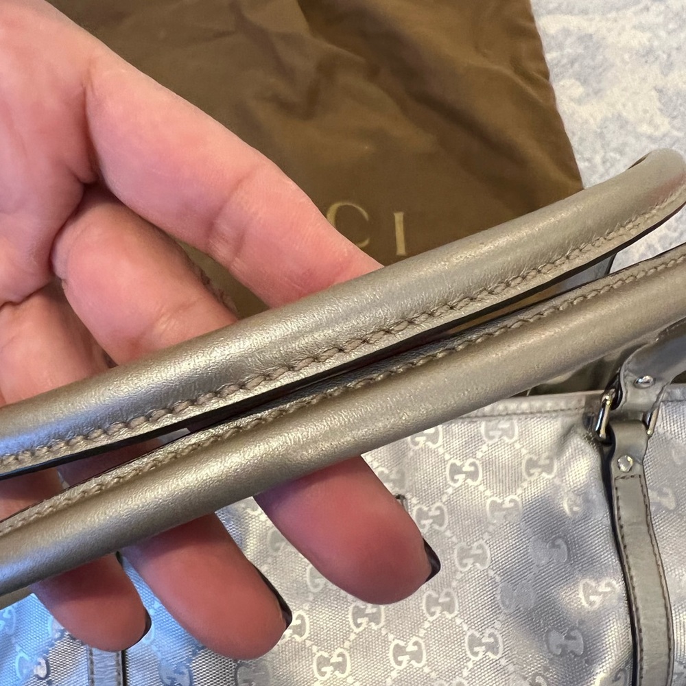 Authentic Gucci Bag In Silver - image 6
